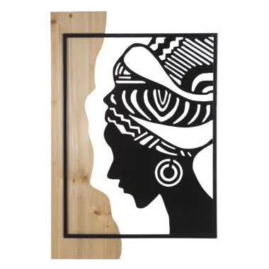 PANEL ścienny TRIBAL ŻELAZO I DREWNIO 53 2 80 cm